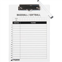 Champro Baseball/Softball Coach's Board, Black/White