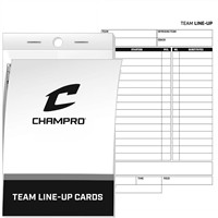 Champro Team Line-Up Cards, 1-z