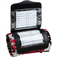 Champro Wristband Playbook, Scarlet/Multi