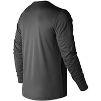 New Balance Men's Long Sleeve Tech Baseball T-Shirt, Black
