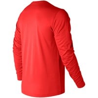 New Balance Men's Long Sleeve Tech Baseball T-Shirt, Red