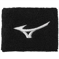 Mizuno 2 Inch G2 Wrist Bands, Black