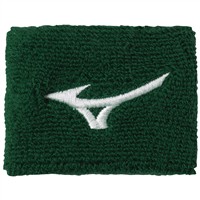 Mizuno 2 Inch G2 Wrist Bands, Dark Green