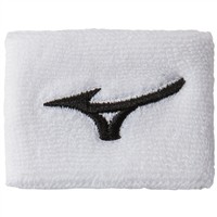 Mizuno 2 Inch G2 Wrist Bands, White