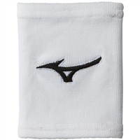 Mizuno 5 Inch G2 Wristbands, White