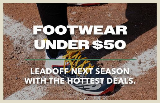 Footwear Under $50 - Leadoff Next Season With The Hottest Deals.