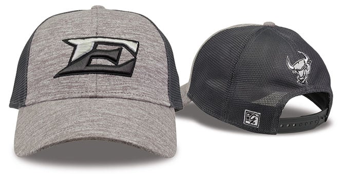 G178 Heather and Diamond Mesh Snapback