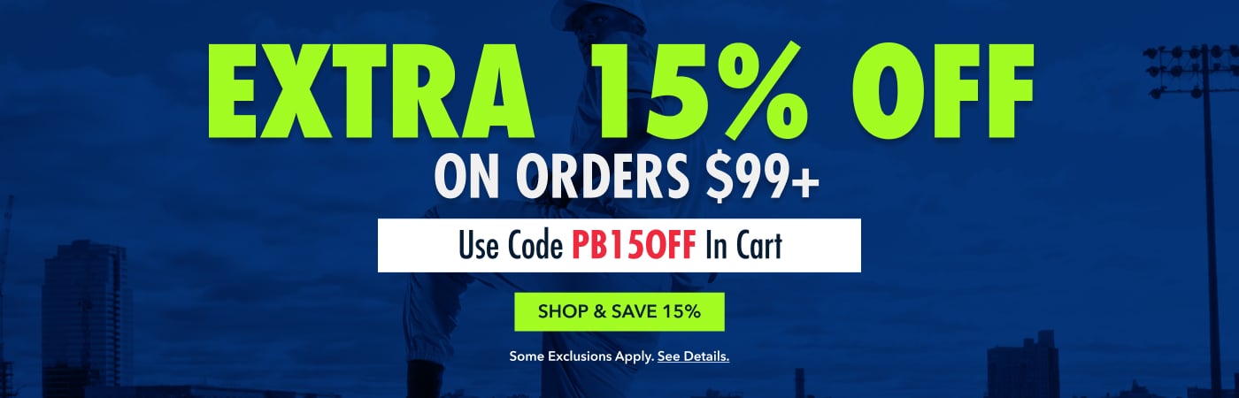 EXTRA 15% OFF  ON ORDERS $99+ Use Code PB15OFF In Cart shop & save 15% Some exclusions apply. See details.