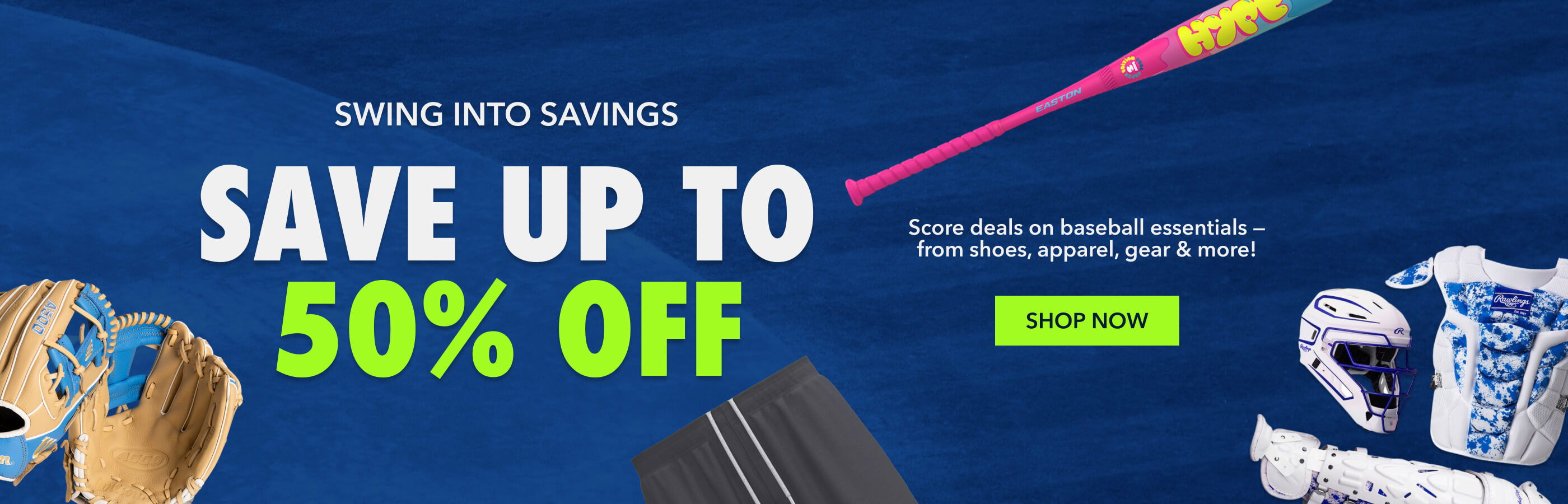 Swing into Savings - Up To 50% (all sale items) Shop Now