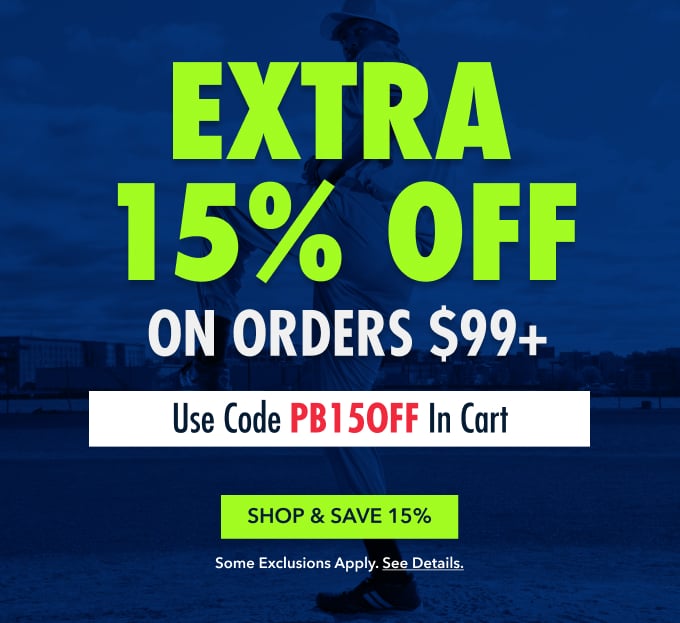 EXTRA 15% OFF  ON ORDERS $99+ Use Code PB15OFF In Cart shop & save 15% Some exclusions apply. See details.