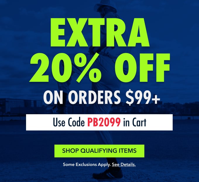 EXTRA 20% OFF  ON ORDERS $99+ Use Code PB2099 in Cart SHOP QUALIFYING ITEMS Some exclusions apply. See details.