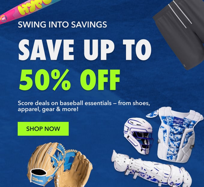 Swing into Savings - Up To 50% (all sale items) Shop Now