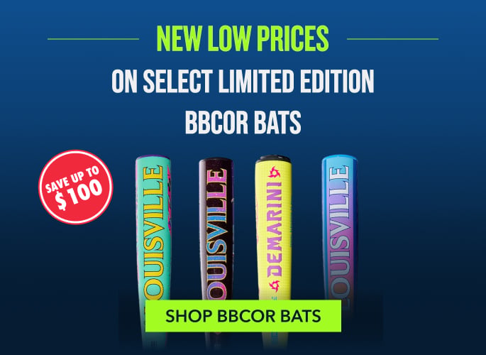 NEW LOW PRICES ON SELECT LIMITED EDITION BBCOR BATS SAVE UP TO $100 shop bbcor bats