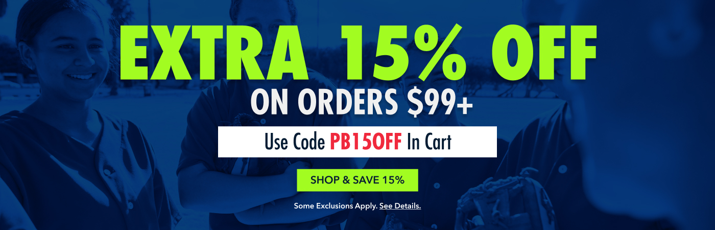 EXTRA 15% OFF  ON ORDERS $99+ Use Code PB15OFF In Cart shop & save 15% Some exclusions apply. See details.