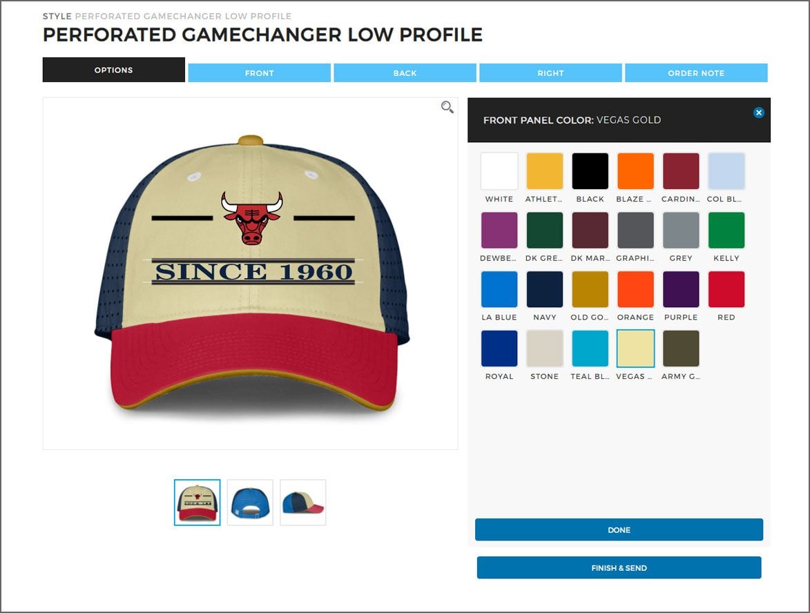 Peforated Gamechanger Low Profile